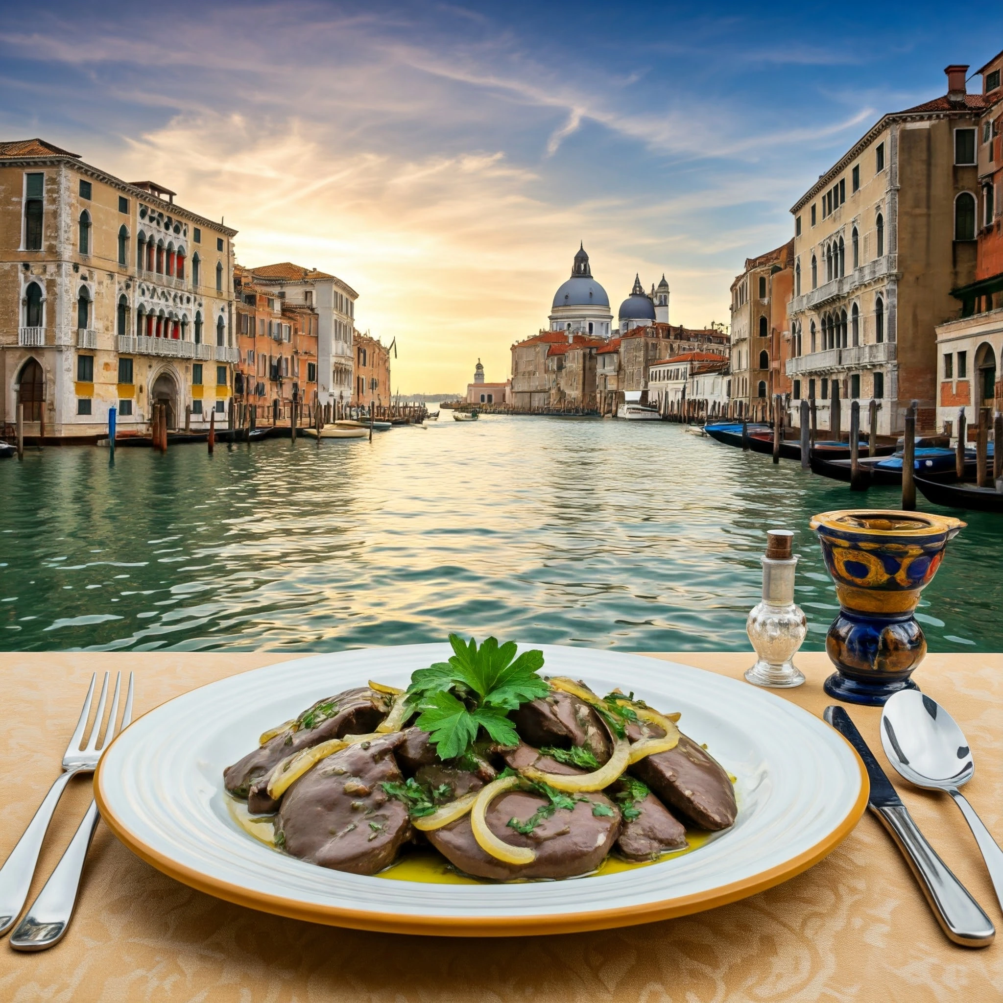 Fegato Alla Veneziana, nel suo contesto migliore